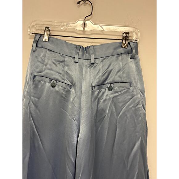 Staud Womens Luisa Pant, Blue - Picture 7 of 9